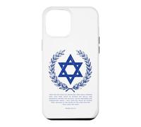 Carcasa para iPhone 12 Pro MAX Psalms 122:6-9 Elegant Star of David Israel Bible Verse