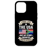Carcasa para iPhone 12 Pro MAX Puede Que Viva en Estados Unidos, Pero mi Historia comenzó en Sudáfrica
