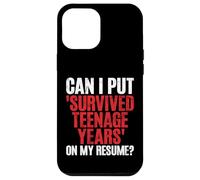 Carcasa para iPhone 12 Pro MAX ¿Puedo Poner los años de adolescencia sobrevividos en mi currículum Adolescente
