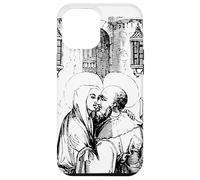 Carcasa para iPhone 12 Pro MAX Puerta de San Joaquín y Ana, Arte católico Vintage Tradicional