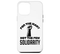 Carcasa para iPhone 12 Pro MAX Puño levantado para Muchos, no para los Pocos, Solidaridad y Justicia