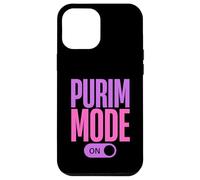 Carcasa para iPhone 12 Pro MAX Purim Mode On Funny Purim Jewish Costume Happy Purim