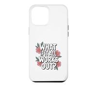 Carcasa para iPhone 12 Pro MAX ¿Qué Pasa si Todo Funciona Divertido superación Floral