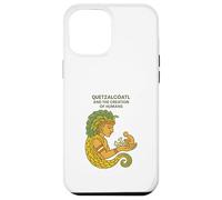 Carcasa para iPhone 12 Pro MAX Quetzalcóatl y la creación de los Seres Humanos Mitología Azteca
