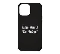 Carcasa para iPhone 12 Pro MAX Quién Soy yo para juzgar sin Juicio Iglesia Católica Dios Cristiano