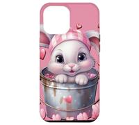 Carcasa para iPhone 12 Pro MAX Rabbit Love Graphic For Bunny Mom Cute Valentines Animal