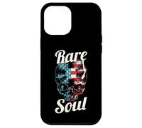 Carcasa para iPhone 12 Pro MAX Rare Soul Music Vintage USA Flag DJ Tocadiscos Vinilo Calavera