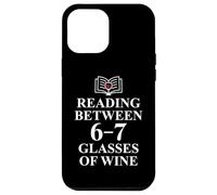Carcasa para iPhone 12 Pro MAX Read Between The Wines 6 7 Reading 6-7 Just One More Chapter