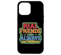 Carcasa para iPhone 12 Pro MAX Real Friends Are Always There Lealtad de conexión -