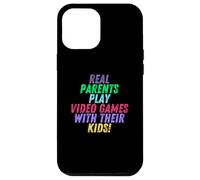 Carcasa para iPhone 12 Pro MAX Real Parents Play Video Games with Their Kids Gamer Mom Dad