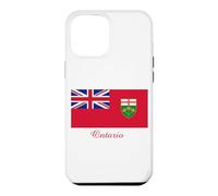 Carcasa para iPhone 12 Pro MAX Recuerdo de la Bandera de Ontario Canadá