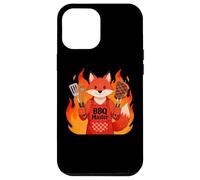 Carcasa para iPhone 12 Pro MAX Red Fox Cooking Grill BBQ Funny Gift Red Fox