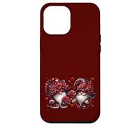 Carcasa para iPhone 12 Pro MAX Red Gothic GNOME Couple For Women and Men Valentines
