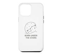Carcasa para iPhone 12 Pro MAX Regalo de astrología Born Under The Stars para fanáticos