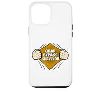 Carcasa para iPhone 12 Pro MAX Regalo de recuperación de cirugía cardíaca para sobrevivientes de Bypass cuádruple.