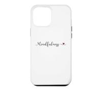 Carcasa para iPhone 12 Pro MAX Regalo de tipografía de corazón Mindfulness