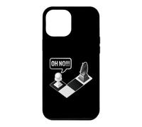 Carcasa para iPhone 12 Pro MAX Regalo Divertido para Jugador de ajedrez Oh No Springer