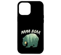 Carcasa para iPhone 12 Pro MAX Regalo Mama Bear In The Woods Mother Regalo para mamá