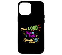Carcasa para iPhone 12 Pro MAX Regalo para animadoras Cheer Cheer Loud Shine Bright