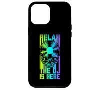 Carcasa para iPhone 12 Pro MAX Relax The DJ Is Here, Amante de los Discos de Vinilo Gothic Skull LP