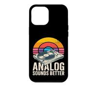 Carcasa para iPhone 12 Pro MAX Reproductor de Discos de Vinilo analógico Suena Mejor