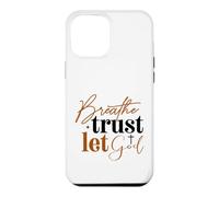Carcasa para iPhone 12 Pro MAX Respira Confianza Deja Que Dios Fe Cristiana
