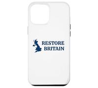 Carcasa para iPhone 12 Pro MAX Restore Britain - UK Patriot Conservative Graphic (White)