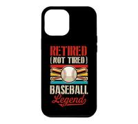 Carcasa para iPhone 12 Pro MAX Retired Not Tired Baseball Legend Retro Jubilación Fiesta