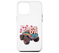 Carcasa para iPhone 12 Pro MAX Retro 67 Monster Truck Six Seven Valentine Boys