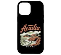 Carcasa para iPhone 12 Pro MAX Retro Acadia National Park Vintage Style Maine Shore