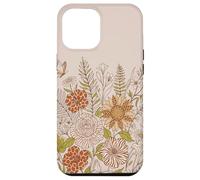Carcasa para iPhone 12 Pro MAX Retro Floral Animal Print Butterfly Boho Flowers Aesthetic