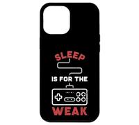 Carcasa para iPhone 12 Pro MAX Retro Gaming - Sleep is For The Weak Gamepad para Gamer Funny