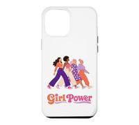 Carcasa para iPhone 12 Pro MAX Retro Girl Power Pink Diverse Women Inclusion Groovy 70s