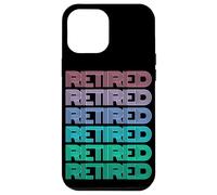 Carcasa para iPhone 12 Pro MAX Retro Retirado Ya no es mi Problema Abuelo Jubilación 2025