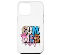 Carcasa para iPhone 12 Pro MAX Retro Summer Vibes Floral Vaca Estampado Leopardo Dot