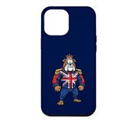 Carcasa para iPhone 12 Pro MAX Rey Corona de la Union Jack British Bulldog