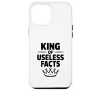 Carcasa para iPhone 12 Pro MAX Rey de Hechos inútiles Funny Nerd Trivia Lover
