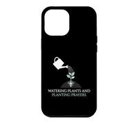 Carcasa para iPhone 12 Pro MAX Riego de Plantas y oraciones de plantación Jardinero Cristiano