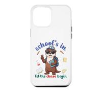 Carcasa para iPhone 12 Pro MAX River Otter Regreso a la Escuela Vibra Escuelas En Que Comience el Caos