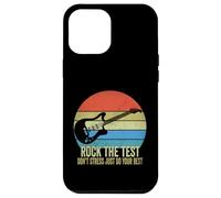 Carcasa para iPhone 12 Pro MAX Rock The Test Don't Stress Test Day, Divertido día de exámenes, Profesor