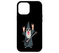 Carcasa para iPhone 12 Pro MAX Rock Wizard Divertido Guitarrista Gráfico Juguetón Vibrante