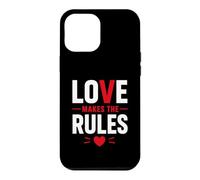 Carcasa para iPhone 12 Pro MAX Romantic Couple Quote Valentine's Day Love Makes The Rules