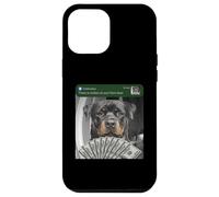 Carcasa para iPhone 12 Pro MAX Rottweiler Hay Movimiento en tu Puerta Principal Rottie Silly