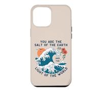 Carcasa para iPhone 12 Pro MAX Sal de la Tierra Luz del Mundo Escritura Cristiana