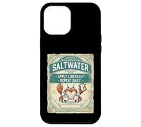 Carcasa para iPhone 12 Pro MAX Saltwater Doctor Crab Ocean Vintage Design