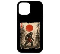 Carcasa para iPhone 12 Pro MAX Samurai Bigfoot Japanese Vintage Sasquatch Ukiyo-e Funny