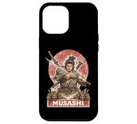 Carcasa para iPhone 12 Pro MAX Samurai Warrior Musashi, Luchador de Espadas japonés