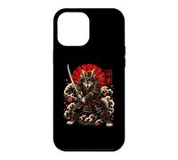 Carcasa para iPhone 12 Pro MAX Samurai Wolf Guerrero Japonés Katana Art