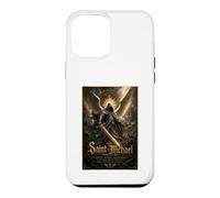 Carcasa para iPhone 12 Pro MAX San Miguel Gótico Guerrero Ángel Sagrado Icono Arte Fe