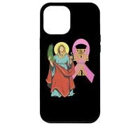 Carcasa para iPhone 12 Pro MAX Santa Agatha Cáncer de Mama Cinta Patrona Santa Enfermeras Católica